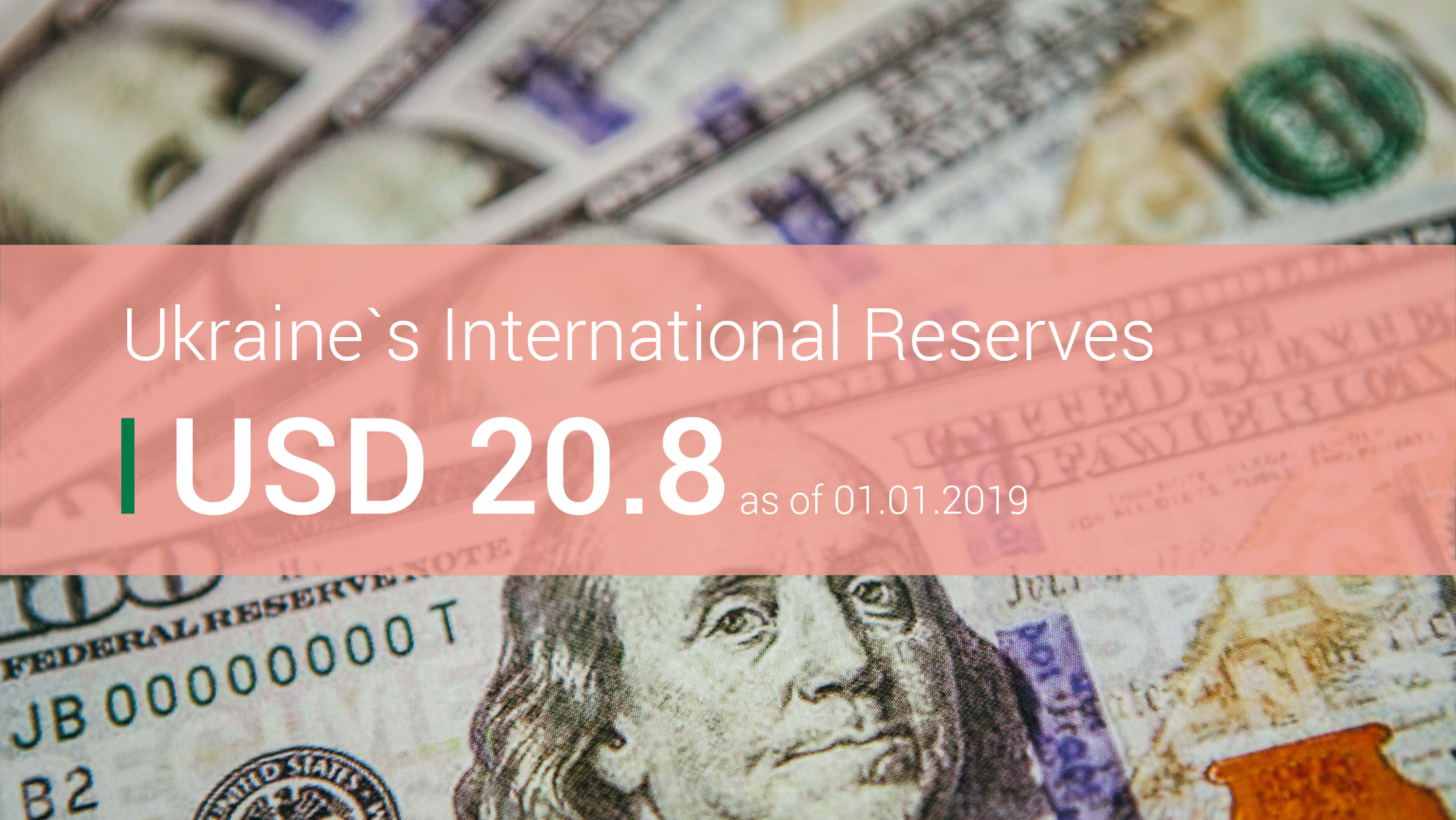 In 2018, Ukraine’s International Reserves Reached a Five-Year High